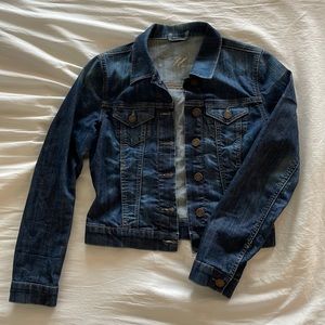 Small Women’s Dark Jean Jacket! Perfect Condition!!!